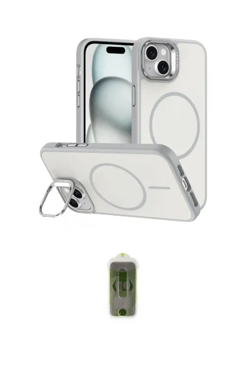 ieg™ iPhone 14 Kılıf Çekirdek Klasik - Siyah Joko Magic 5D Hayalet Cam
