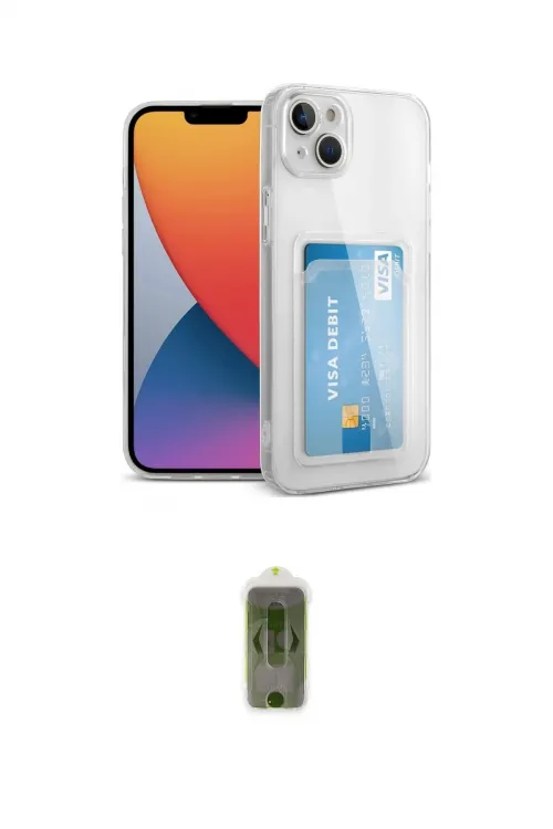 ieg™ iPhone 14 Kılıf Doruk Klasik Koleksiyonu - Siyah Joko Magic 5D Hayalet Cam