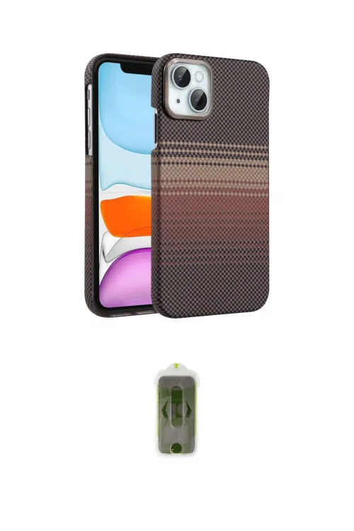 ieg™ iPhone 14 Kılıf Doruk Serisi - Siyah Joko Magic 5D Hayalet Cam