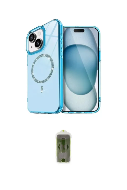 ieg™ iPhone 14 Kılıf Kıvılcım Form Prime - Siyah Joko Magic 5D Hayalet Cam