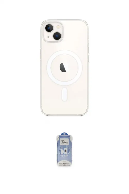 ieg™ iPhone 14 Kılıf Kutup Klasik Serisi - Siyah Joko Magic 5D Cam