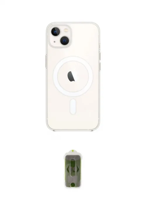 ieg™ iPhone 14 Kılıf Kutup Klasik Serisi - Siyah Joko Magic 5D Hayalet Cam
