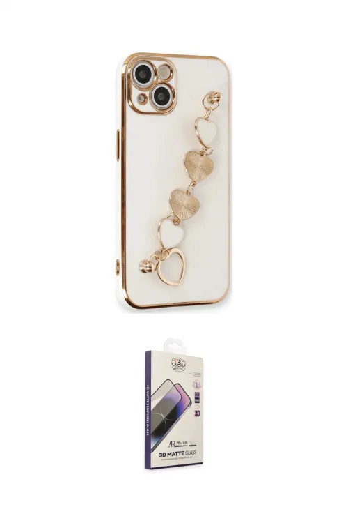 ieg™ iPhone 14 Kılıf Nova Işık Prime - Siyah Bilvis 3D Mat Cam Ekran Koruyucu