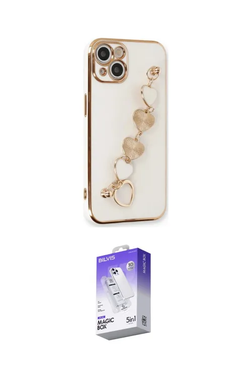 ieg™ iPhone 14 Kılıf Nova Işık Prime - Siyah Bilvis 5in1 3D Magic Cam Ekran Koruyucu
