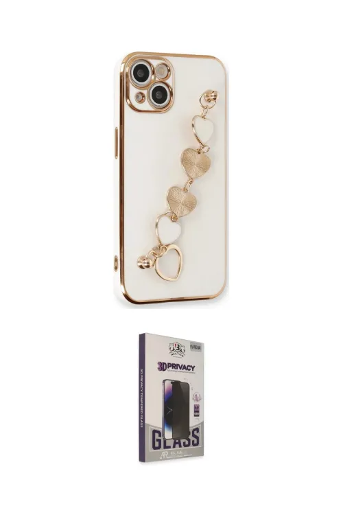 ieg™ iPhone 14 Kılıf Nova Işık Prime - Siyah Bilvis Hayalet Cam Ekran Koruyucu