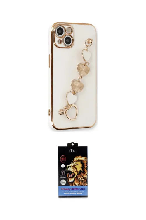 ieg™ iPhone 14 Kılıf Nova Işık Prime - Siyah Buffer Hayalet Cam Ekran Koruyucu