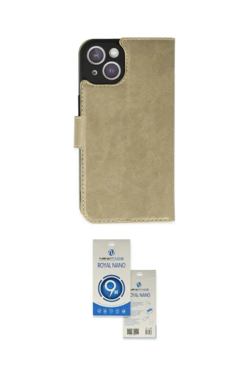 ieg™ iPhone 14 Kılıf Siluet Işık Serisi - Şeffaf Royal Nano Ekran Koruyucu