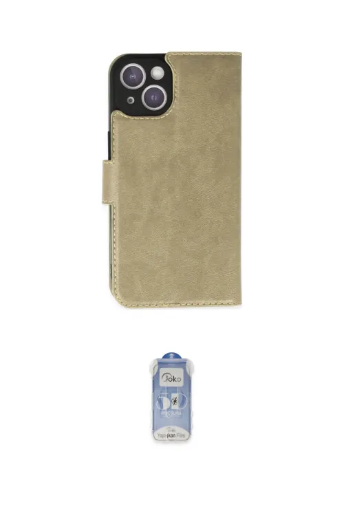 ieg™ iPhone 14 Kılıf Siluet Işık Serisi - Siyah Joko Magic 5D Cam