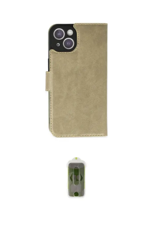 ieg™ iPhone 14 Kılıf Siluet Işık Serisi - Siyah Joko Magic 5D Hayalet Cam