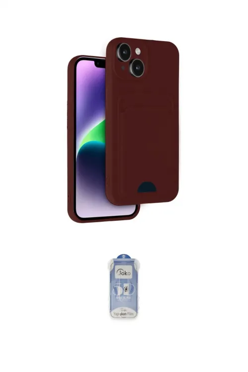ieg™ iPhone 14 Kılıf Vadi Çizgi Prime - Siyah Joko Magic 5D Cam