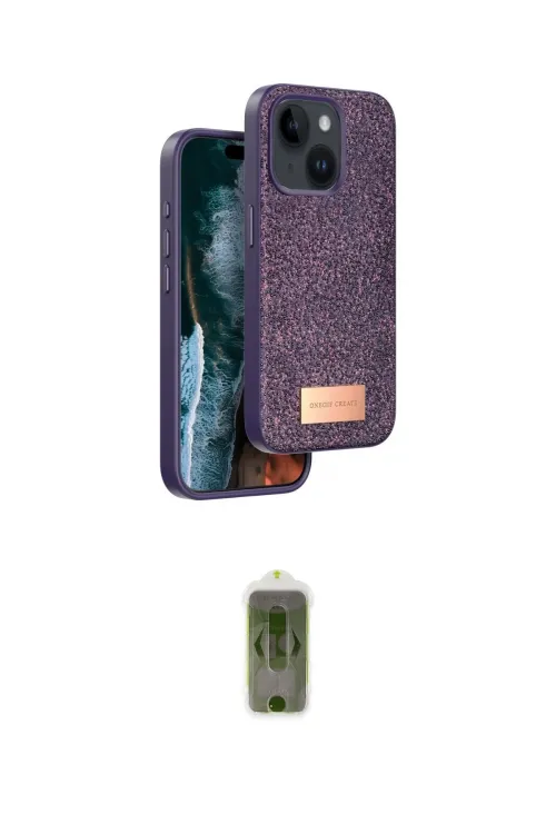 ieg™ iPhone 14 Kılıf Vadi Klasik Serisi - Siyah Joko Magic 5D Hayalet Cam
