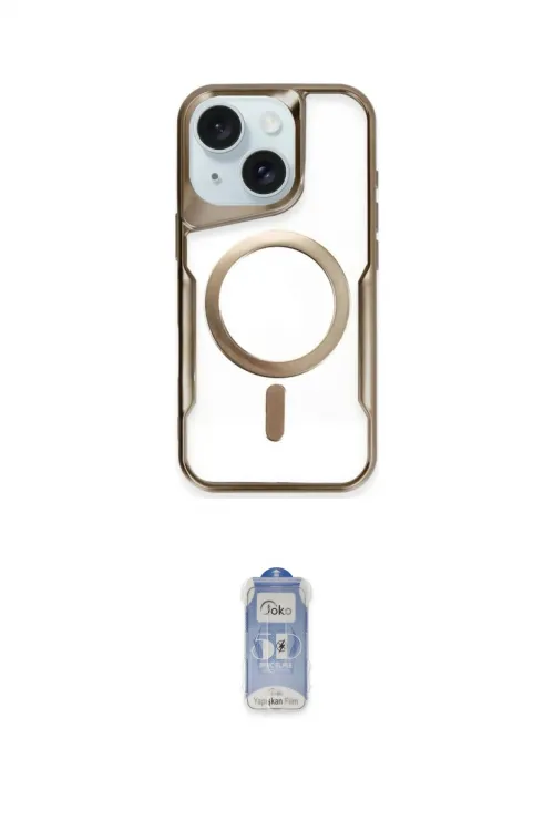 ieg™ iPhone 14 Kılıf Yadigar Klasik Özel Seri - Siyah Joko Magic 5D Cam