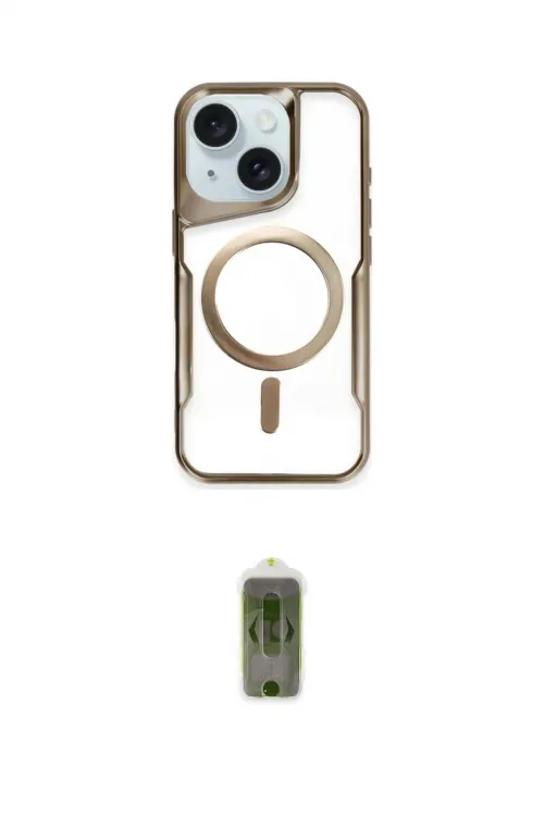 ieg™ iPhone 14 Kılıf Yadigar Klasik Özel Seri - Siyah Joko Magic 5D Hayalet Cam