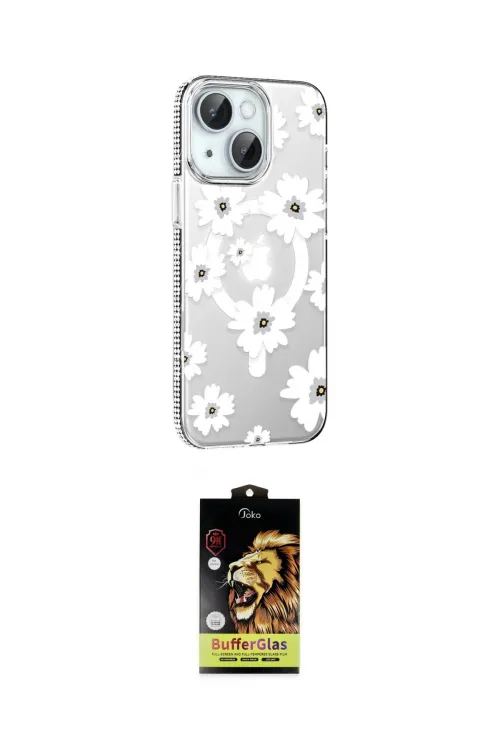 ieg™ iPhone 14 Kılıf Yörünge Işık Prime - Siyah Buffer Cam Ekran Koruyucu