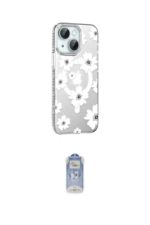 ieg™ iPhone 14 Kılıf Yörünge Işık Prime - Siyah Joko Magic 5D Cam
