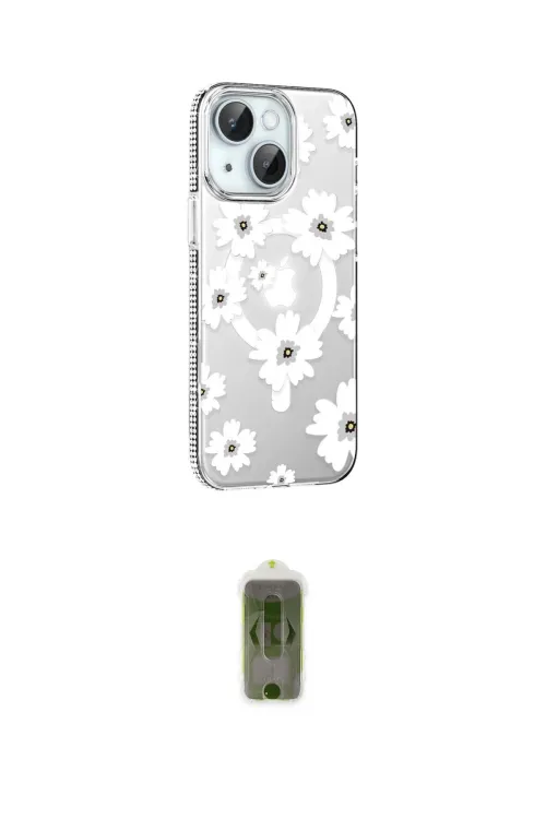 ieg™ iPhone 14 Kılıf Yörünge Işık Prime - Siyah Joko Magic 5D Hayalet Cam