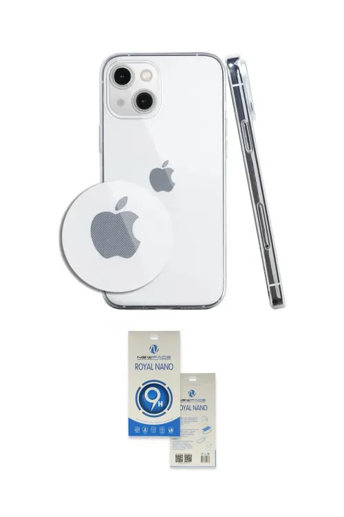ieg™ iPhone 14 Kılıf Zirve Doku - Şeffaf Royal Nano Ekran Koruyucu
