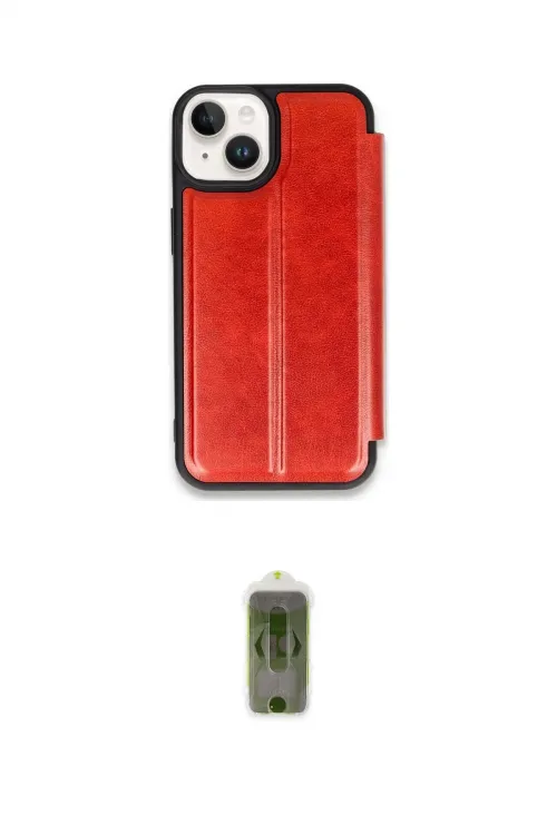 ieg™ iPhone 14 Kılıf Zirve Yansıma Serisi - Siyah Joko Magic 5D Hayalet Cam