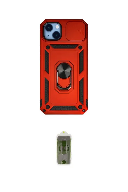 ieg™ iPhone 14 Plus Kılıf Ahenk Klasik - Siyah Joko Magic 5D Hayalet Cam