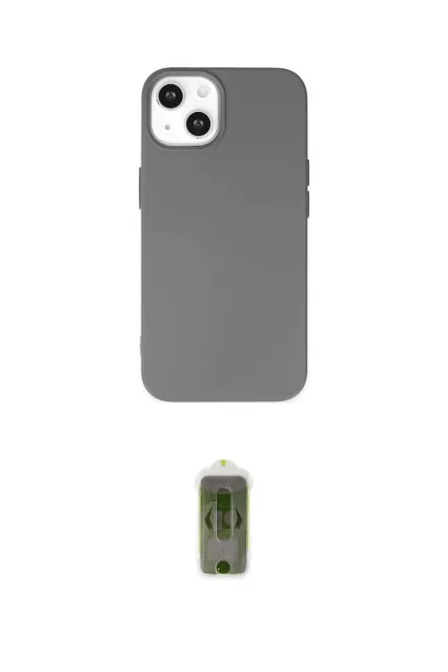 ieg™ iPhone 14 Plus Kılıf Ahenk Serisi - Siyah Joko Magic 5D Hayalet Cam