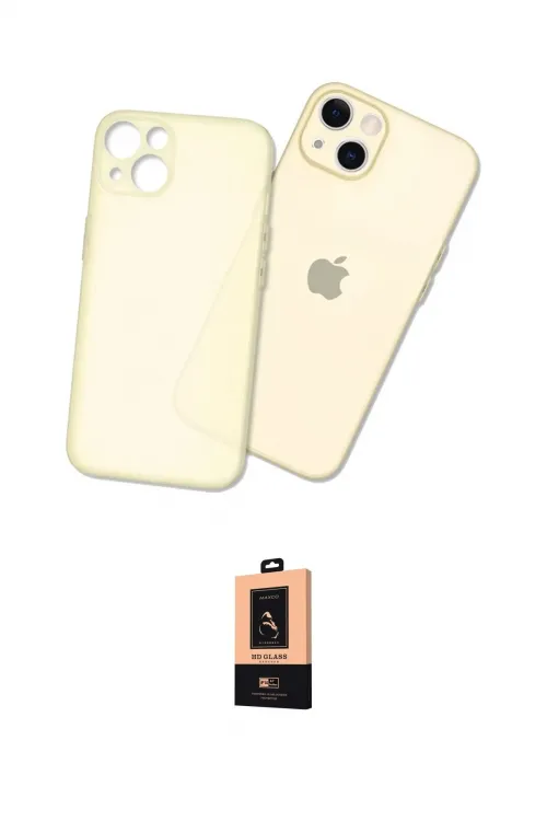 ieg™ iPhone 14 Plus Kılıf Atlas Minimal Prime - Şeffaf Maxco Cam Ekran Koruyucu