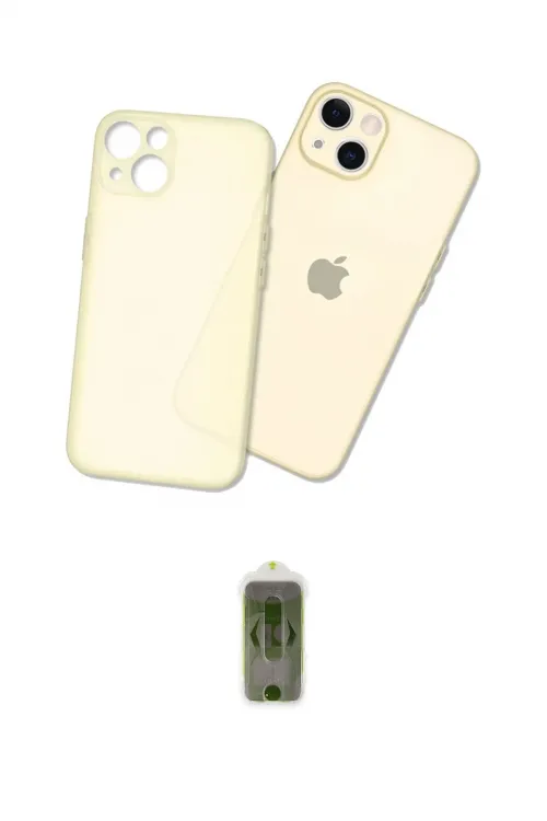 ieg™ iPhone 14 Plus Kılıf Atlas Minimal Prime - Siyah Joko Magic 5D Hayalet Cam