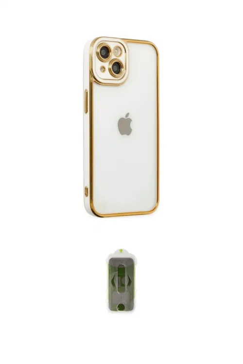 ieg™ iPhone 14 Plus Kılıf Çekirdek Klasik Serisi - Siyah Joko Magic 5D Hayalet Cam