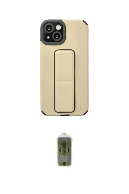 ieg™ iPhone 14 Plus Kılıf Çekirdek Yansıma - Siyah Joko Magic 5D Hayalet Cam