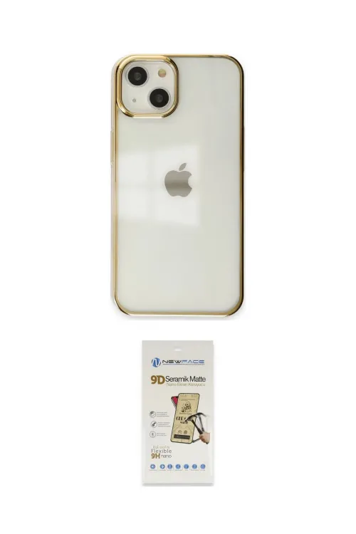 ieg™ iPhone 14 Plus Kılıf Doruk Doku Prime - Siyah Mat Seramik Nano Ekran Koruyucu