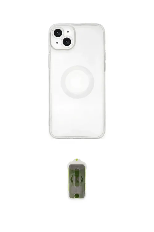 ieg™ iPhone 14 Plus Kılıf Kutup Klasik - Siyah Joko Magic 5D Hayalet Cam