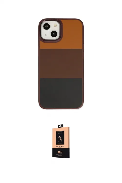 ieg™ iPhone 14 Plus Kılıf Kutup Özel Seri - Şeffaf Maxco Cam Ekran Koruyucu