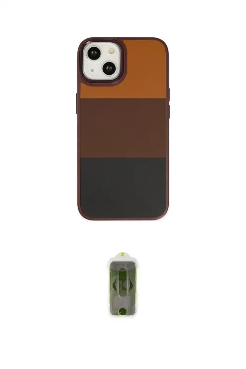 ieg™ iPhone 14 Plus Kılıf Kutup Özel Seri - Siyah Joko Magic 5D Hayalet Cam