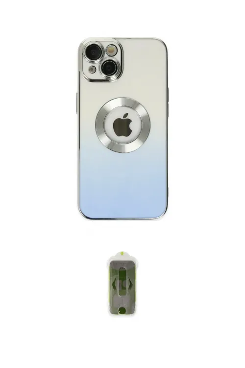 ieg™ iPhone 14 Plus Kılıf Kutup Yansıma Özel Seri - Siyah Joko Magic 5D Hayalet Cam