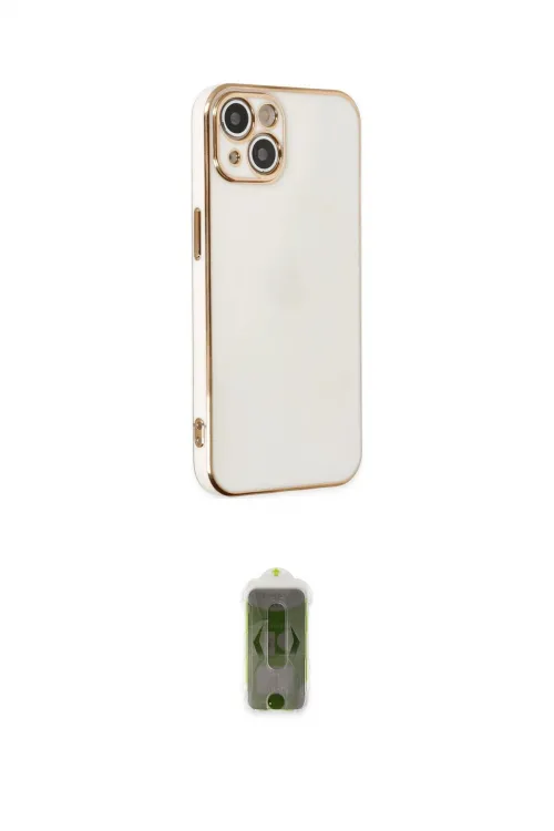ieg™ iPhone 14 Plus Kılıf Yankı Serisi - Siyah Joko Magic 5D Hayalet Cam