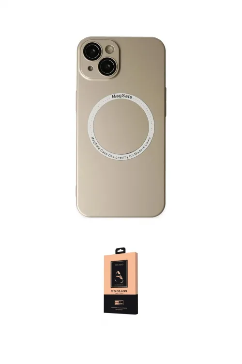 ieg™ iPhone 14 Plus Kılıf Zirve Klasik Prime - Şeffaf Maxco Cam Ekran Koruyucu