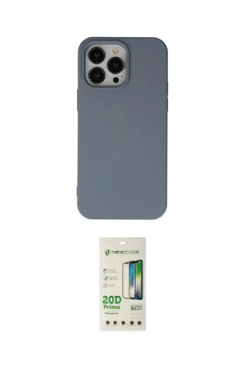 ieg™ iPhone 14 Pro Kılıf Ahenk Serisi - Siyah 20D Premium Cam Ekran Koruyucu