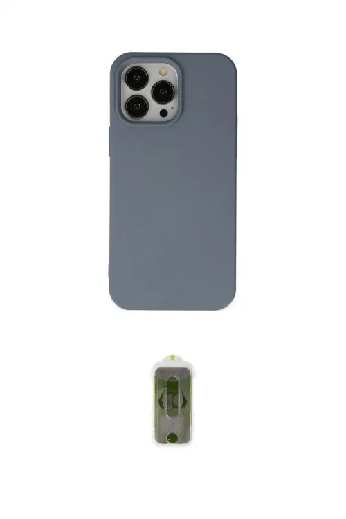 ieg™ iPhone 14 Pro Kılıf Ahenk Serisi - Siyah Joko Magic 5D Hayalet Cam