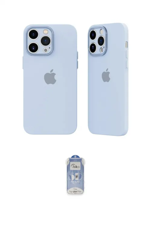 ieg™ iPhone 14 Pro Kılıf Atlas Minimal Prime - Siyah Joko Magic 5D Cam
