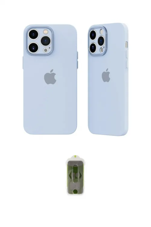 ieg™ iPhone 14 Pro Kılıf Atlas Minimal Prime - Siyah Joko Magic 5D Hayalet Cam