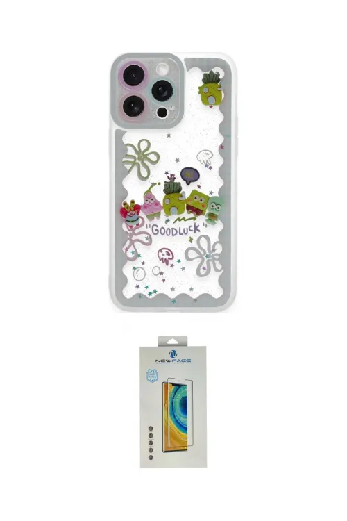 ieg™ iPhone 14 Pro Kılıf Çekirdek Asil - Siyah Polymer Nano Ekran Koruyucu