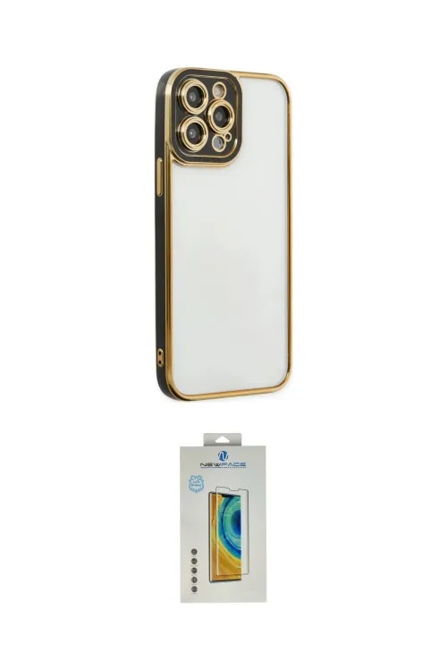 ieg™ iPhone 14 Pro Kılıf Çekirdek Klasik Serisi - Siyah Polymer Nano Ekran Koruyucu