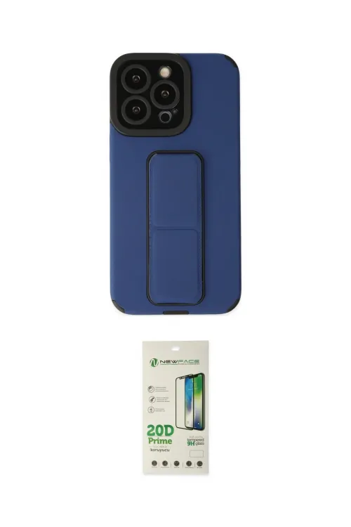 ieg™ iPhone 14 Pro Kılıf Çekirdek Yansıma - Siyah 20D Premium Cam Ekran Koruyucu