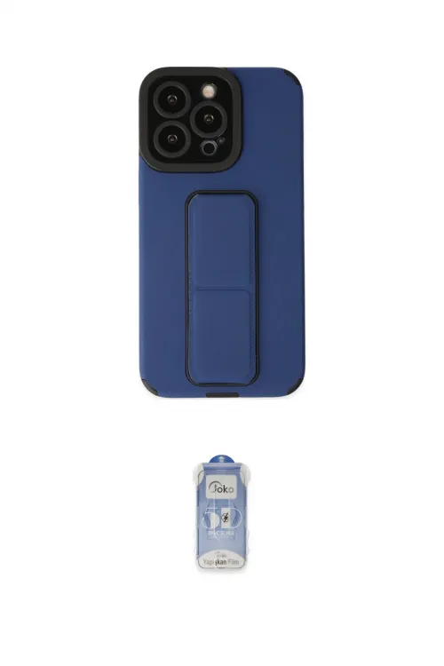 ieg™ iPhone 14 Pro Kılıf Çekirdek Yansıma - Siyah Joko Magic 5D Cam