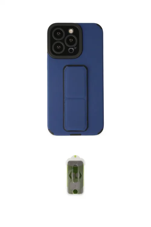ieg™ iPhone 14 Pro Kılıf Çekirdek Yansıma - Siyah Joko Magic 5D Hayalet Cam
