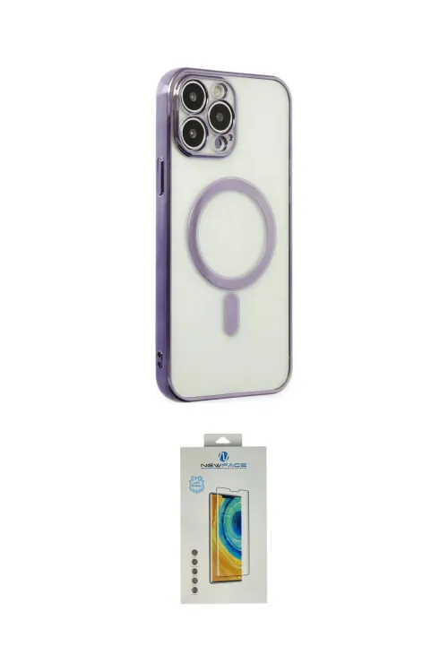 ieg™ iPhone 14 Pro Kılıf Doruk Minimal - Siyah Polymer Nano Ekran Koruyucu