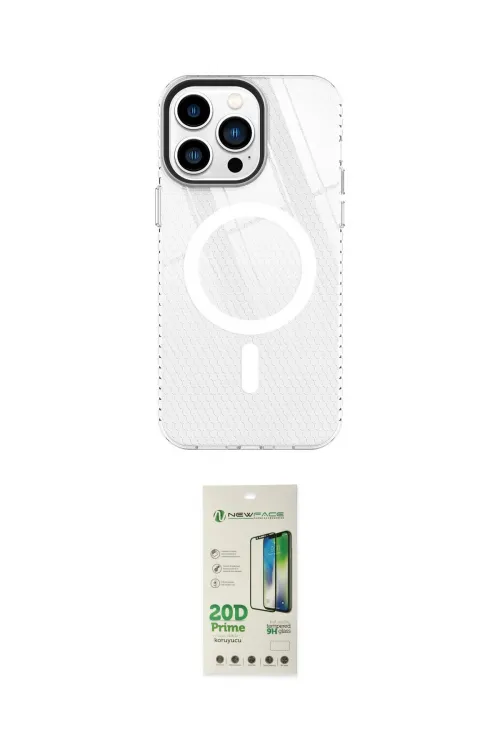 ieg™ iPhone 14 Pro Kılıf Doruk Prime - Siyah 20D Premium Cam Ekran Koruyucu