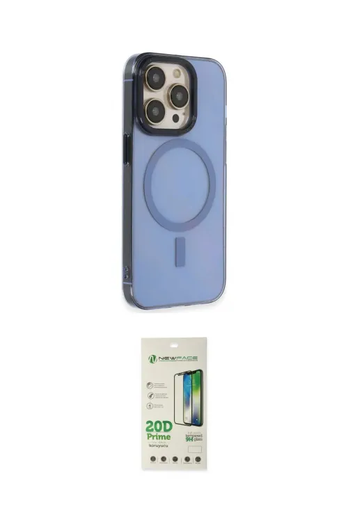 ieg™ iPhone 14 Pro Kılıf Eksen Işık Prime - Siyah 20D Premium Cam Ekran Koruyucu