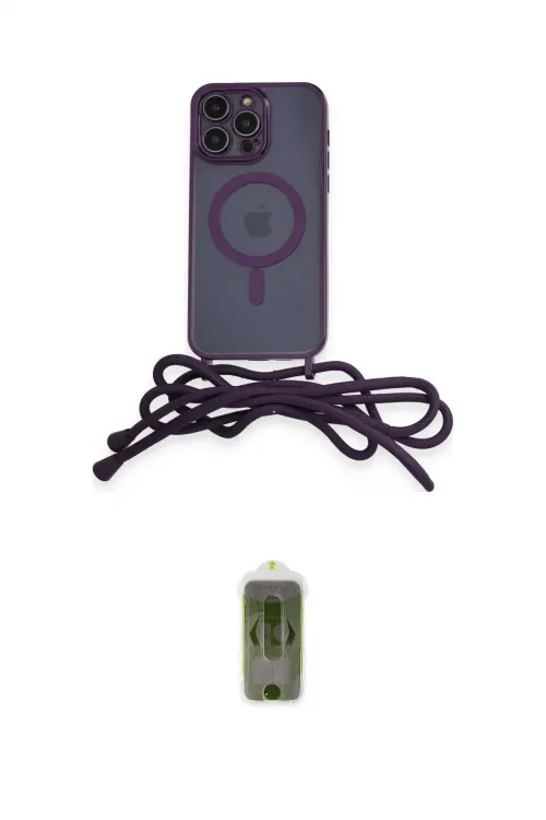 ieg™ iPhone 14 Pro Kılıf Eksen Özel Seri - Siyah Joko Magic 5D Hayalet Cam