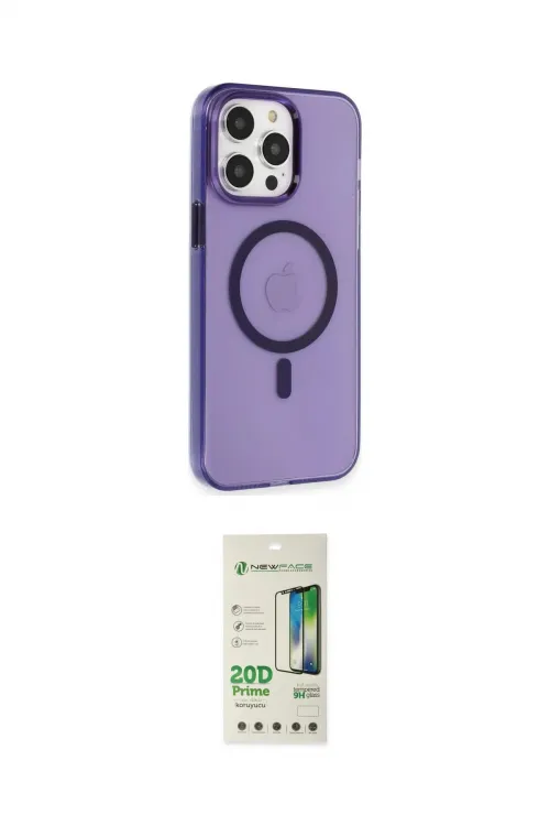 ieg™ iPhone 14 Pro Kılıf Kıvılcım Asil Özel Seri - Siyah 20D Premium Cam Ekran Koruyucu