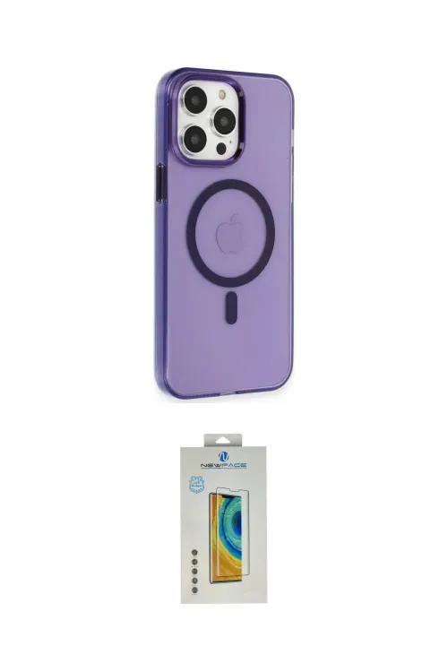ieg™ iPhone 14 Pro Kılıf Kıvılcım Asil Özel Seri - Siyah Polymer Nano Ekran Koruyucu